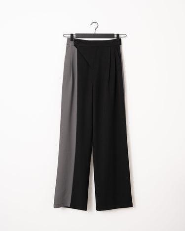 TILTIL Lea Pantalon Blocked Black Grey - Things I Like Things I Love