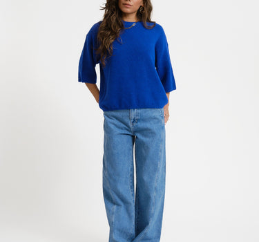 TILTIL Lena Shortsleeve Pullover Cobalt - Things I Like Things I Love
