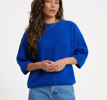 TILTIL Lena Shortsleeve Pullover Cobalt - Things I Like Things I Love