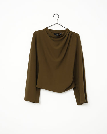 TILTIL Lenni Pleated Longsleeve Green - Things I Like Things I Love