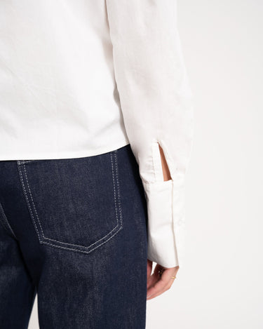 TILTIL Leo Blouse Cut Sleeve White - Things I Like Things I Love