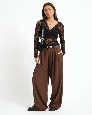 TILTIL Lesly Lace Longsleeve Zwart - Things I Like Things I Love
