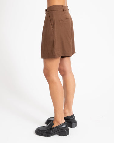 TILTIL Leya Pleated Short Brown - Things I Like Things I Love