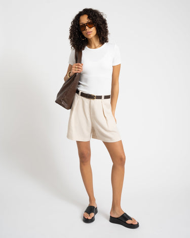 TILTIL Leya Pleated Short Sand - Things I Like Things I Love
