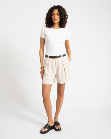 TILTIL Leya Pleated Short Sand - Things I Like Things I Love