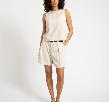 TILTIL Leya Pleated Short Sand - Things I Like Things I Love