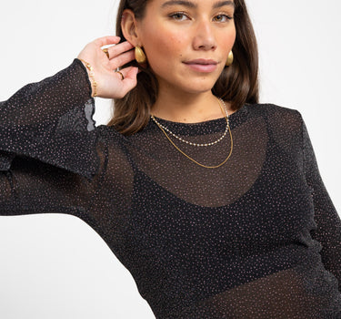 TILTIL Lieke Mesh Sparkle Black - Things I Like Things I Love