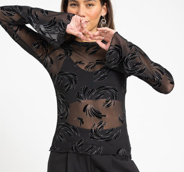 TILTIL Lieke Mesh Velvet Sparkle Black - Things I Like Things I Love