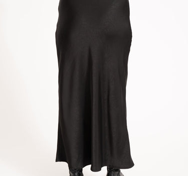 TILTIL Lima Satin Skirt Black - Things I Like Things I Love