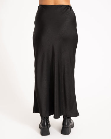 TILTIL Lima Satin Skirt Black - Things I Like Things I Love