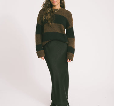 TILTIL Lima Satin Skirt Black - Things I Like Things I Love