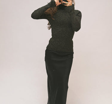 TILTIL Lima Satin Skirt Black - Things I Like Things I Love