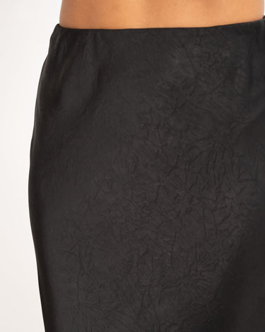 TILTIL Lima Satin Skirt Black - Things I Like Things I Love