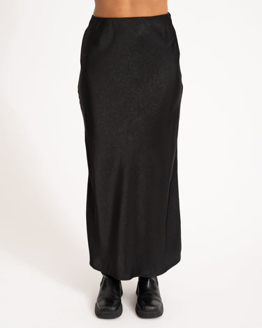 TILTIL Lima Satin Skirt Black - Things I Like Things I Love