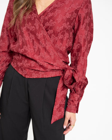 TILTIL Linde Blouse Cherry Red - Things I Like Things I Love