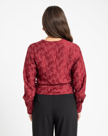 TILTIL Linde Blouse Cherry Red - Things I Like Things I Love