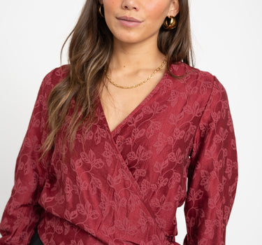 TILTIL Linde Blouse Cherry Red - Things I Like Things I Love