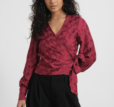 TILTIL Linde Blouse Cherry Red - Things I Like Things I Love