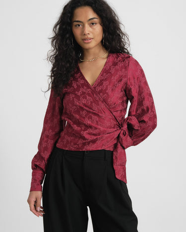 TILTIL Linde Blouse Cherry Red - Things I Like Things I Love