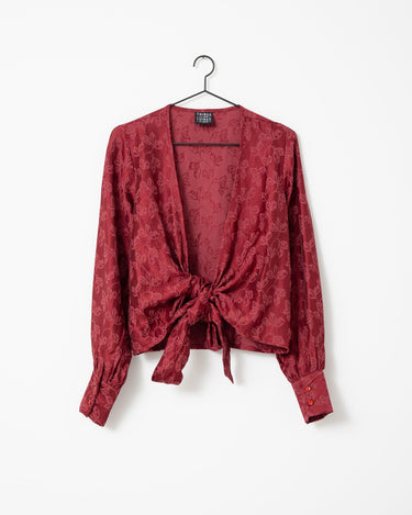 TILTIL Linde Blouse Cherry Red - Things I Like Things I Love