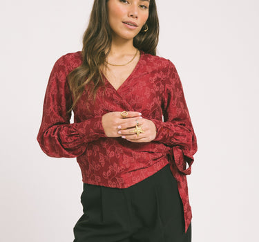 TILTIL Linde Blouse Cherry Red - Things I Like Things I Love