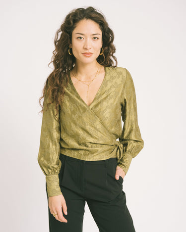 TILTIL Linde Blouse Olive - Things I Like Things I Love