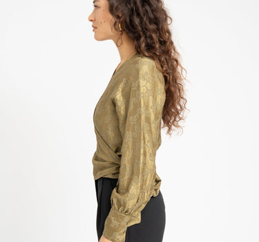 TILTIL Linde Blouse Olive - Things I Like Things I Love