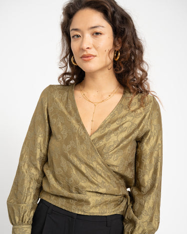 TILTIL Linde Blouse Olive - Things I Like Things I Love