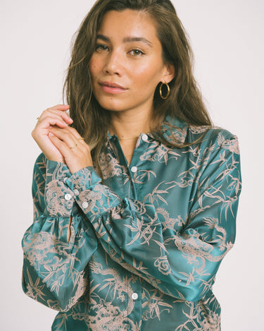 TILTIL Liz Blouse Bamboo Dragon - Things I Like Things I Love