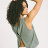 TILTIL Lizzy Crop Top Linen Petrol - Things I Like Things I Love