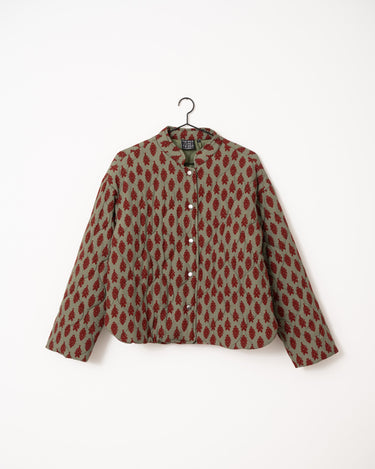 TILTIL Loa Stitched Jacket Green Red One Size - Things I Like Things I Love