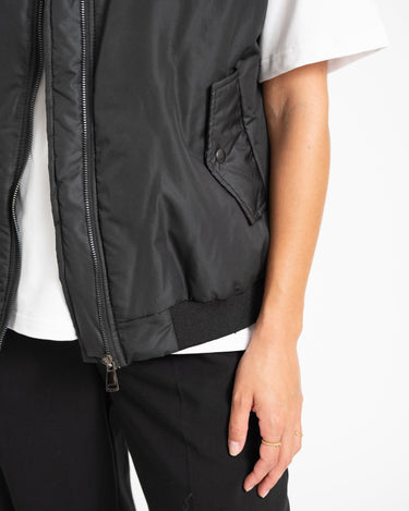 TILTIL Lois Bomber Gilet Black One Size - Things I Like Things I Love