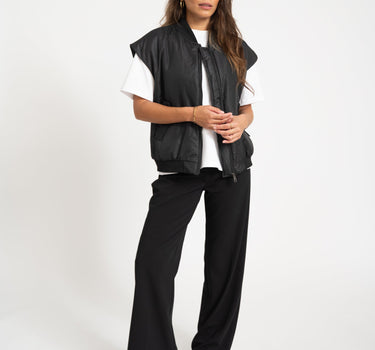 TILTIL Lois Bomber Gilet Black One Size - Things I Like Things I Love