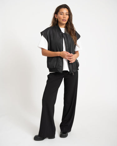 TILTIL Lois Bomber Gilet Black One Size - Things I Like Things I Love