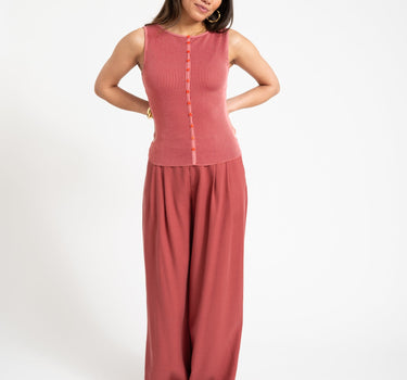 TILTIL Loma Ceder Pantalon Red - Things I Like Things I Love