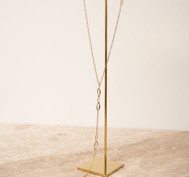 TILTIL Long Multi Necklace Oval Gold - Things I Like Things I Love