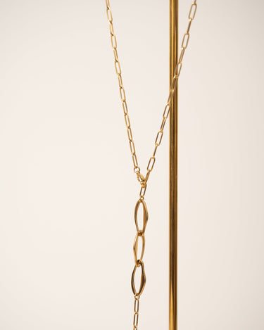 TILTIL Long Multi Necklace Oval Gold - Things I Like Things I Love