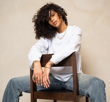 TILTIL Longsleeve Doka Tee White - Things I Like Things I Love