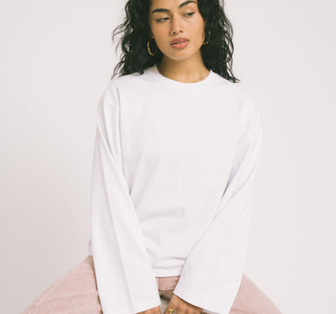 TILTIL Longsleeve Doka Tee White - Things I Like Things I Love