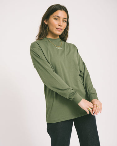 TILTIL Longsleeve Dragon Tee Green - Things I Like Things I Love