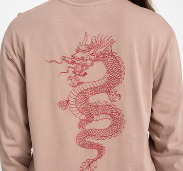 TILTIL Longsleeve Dragon Tee Pink - Things I Like Things I Love