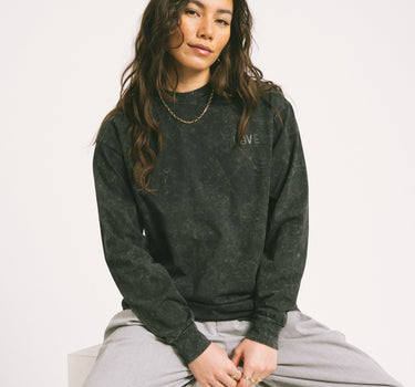 TILTIL Longsleeve Love Tee Black - Things I Like Things I Love