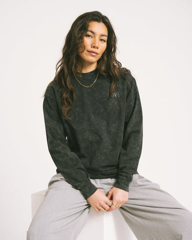 TILTIL Longsleeve Love Tee Black - Things I Like Things I Love