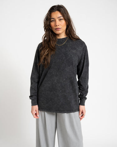 TILTIL Longsleeve Love Tee Black - Things I Like Things I Love