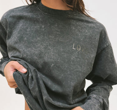 TILTIL Longsleeve Love Tee Black - Things I Like Things I Love