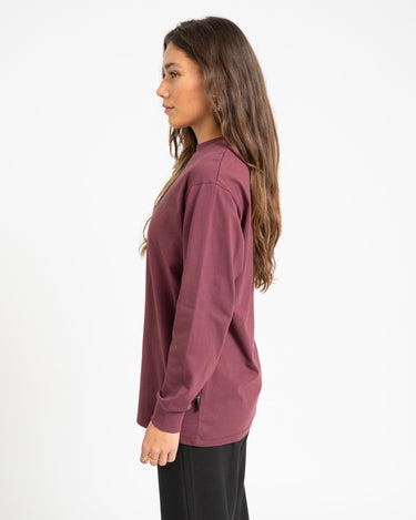 TILTIL Longsleeve Love Tee Bordeaux - Things I Like Things I Love
