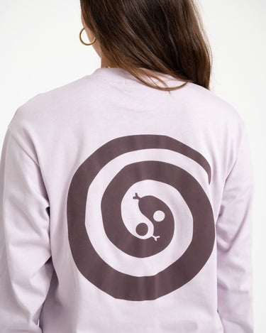 TILTIL Longsleeve Snake Spiral Tee Lilac - Things I Like Things I Love