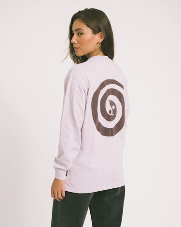 TILTIL Longsleeve Snake Spiral Tee Lilac - Things I Like Things I Love