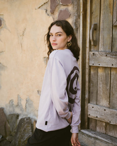 TILTIL Longsleeve Snake Spiral Tee Lilac - Things I Like Things I Love