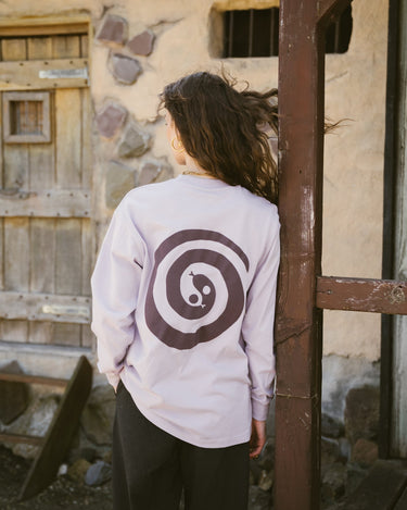 TILTIL Longsleeve Snake Spiral Tee Lilac - Things I Like Things I Love